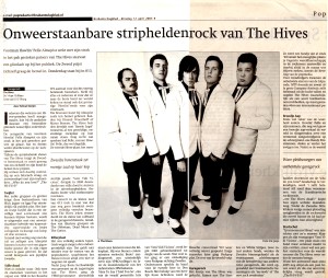 Artikel The Hives (Brabants Dagblad)